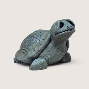 1990s Hallmark Lou Rankin Numbered Concrete Turtle Figurine